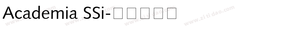 Academia SSi字体转换